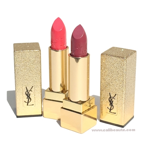 YSL Rouge Pur Couture Star Clash Edition Lipstick: Rose Stiletto and Rouge Rose Review and Swatches