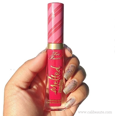 Voeding Gewoon trolleybus Too Faced Melted Matte in Candy Cane - Cali Beaute