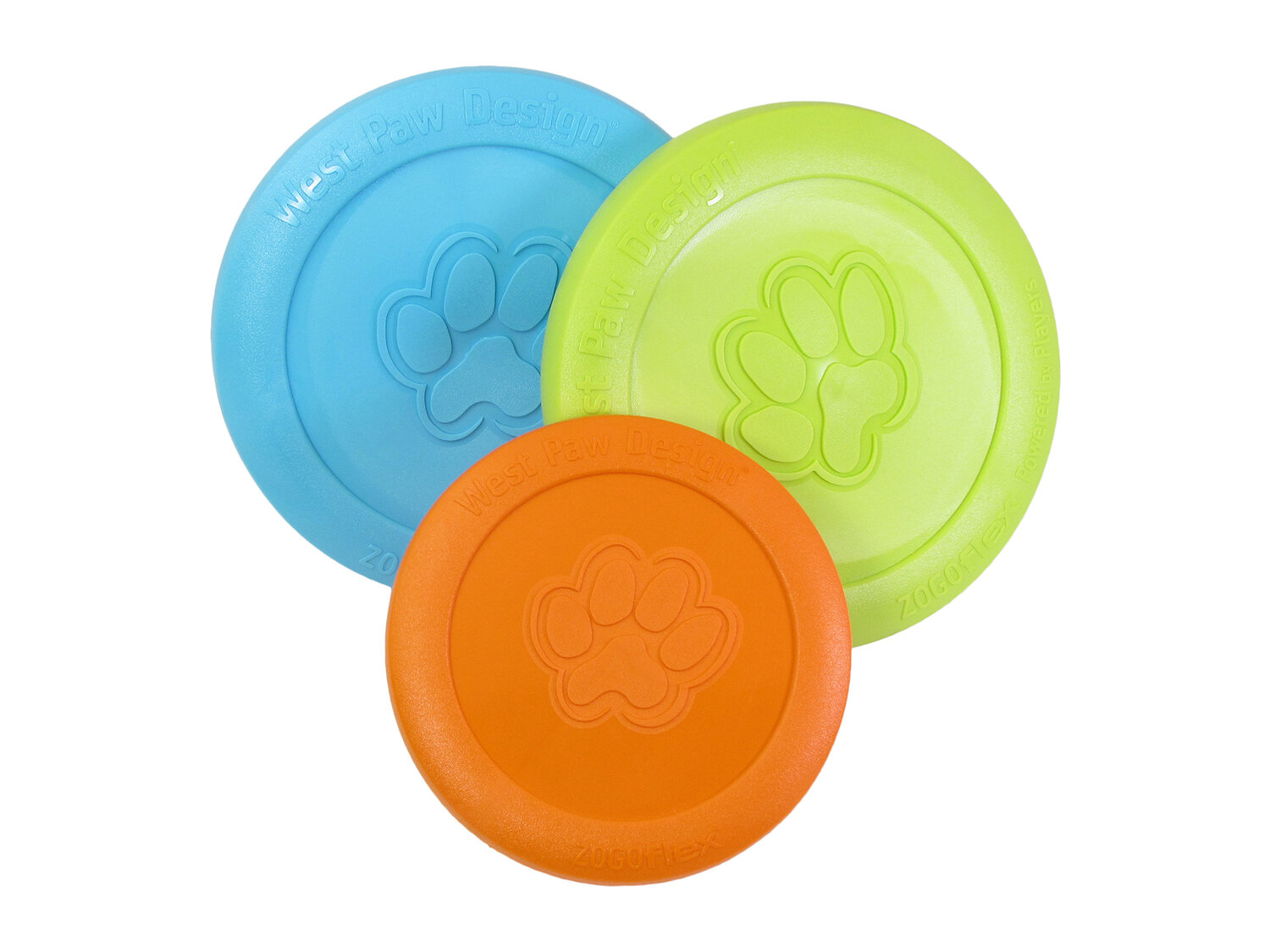 Play – Doubles as Food/Water Bowl West Paw Zogoflex Zisc Dog Frisbee Catch Made in USA High Flying Aerodynamic Disc for Dogs Puppy – Lightweight Tug of War Floatable Dog Frisbees for Fetch 