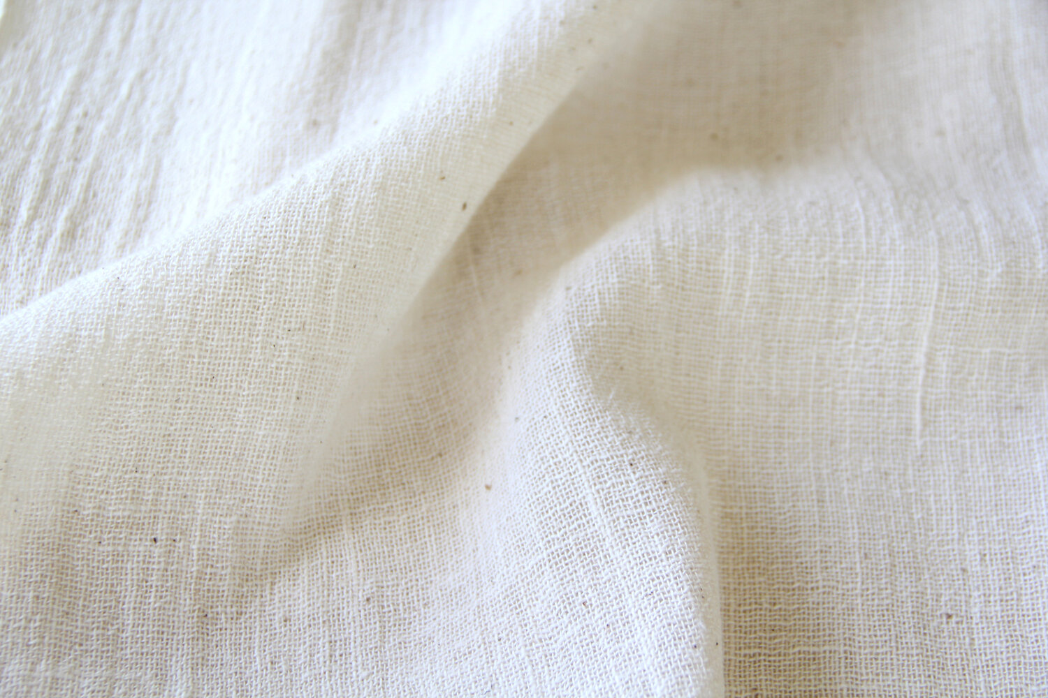 Handspun Organic Cotton Fine Gauze — Loop of the Loom
