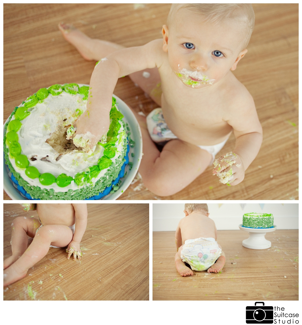 first year cake smash session in orange county