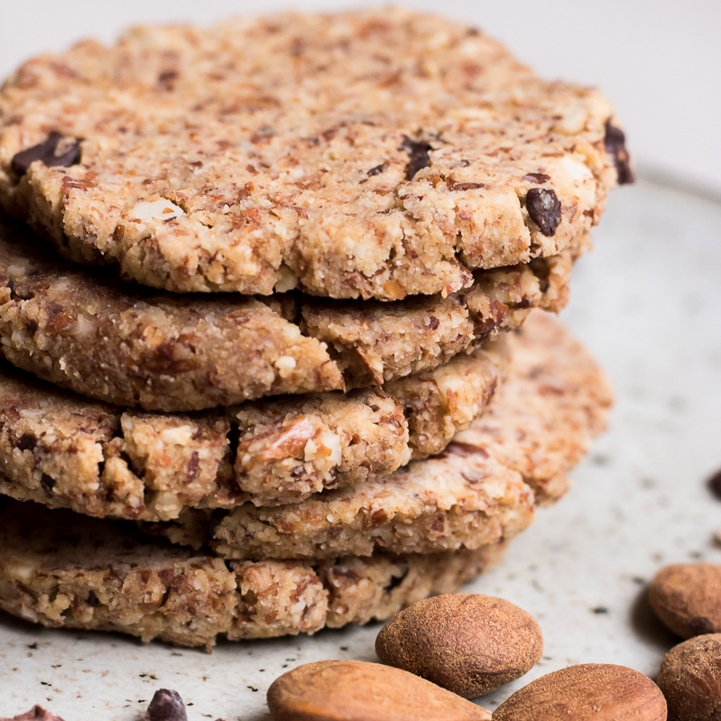 Almond Pulp Raw Cookies Happy Health