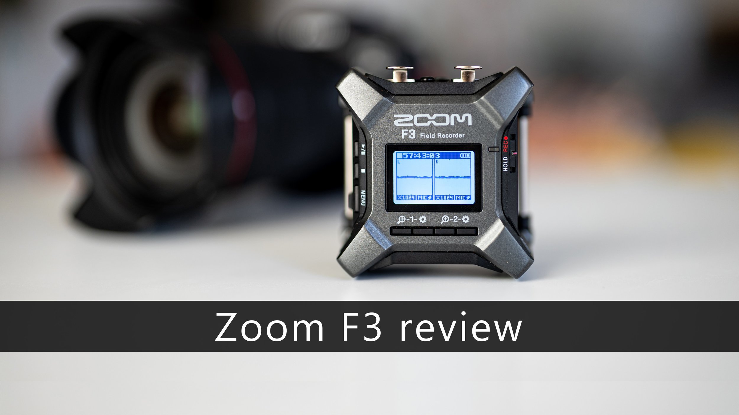 名作 Zoom F3 Field Ultra-Compact Unveils Recorder 32-bit F3 