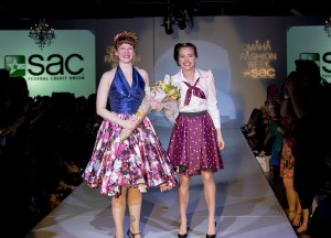 Winning designer Andrea Hurtt for Amaryllis with Develop Model Bailey. Photo by AJ Brown.