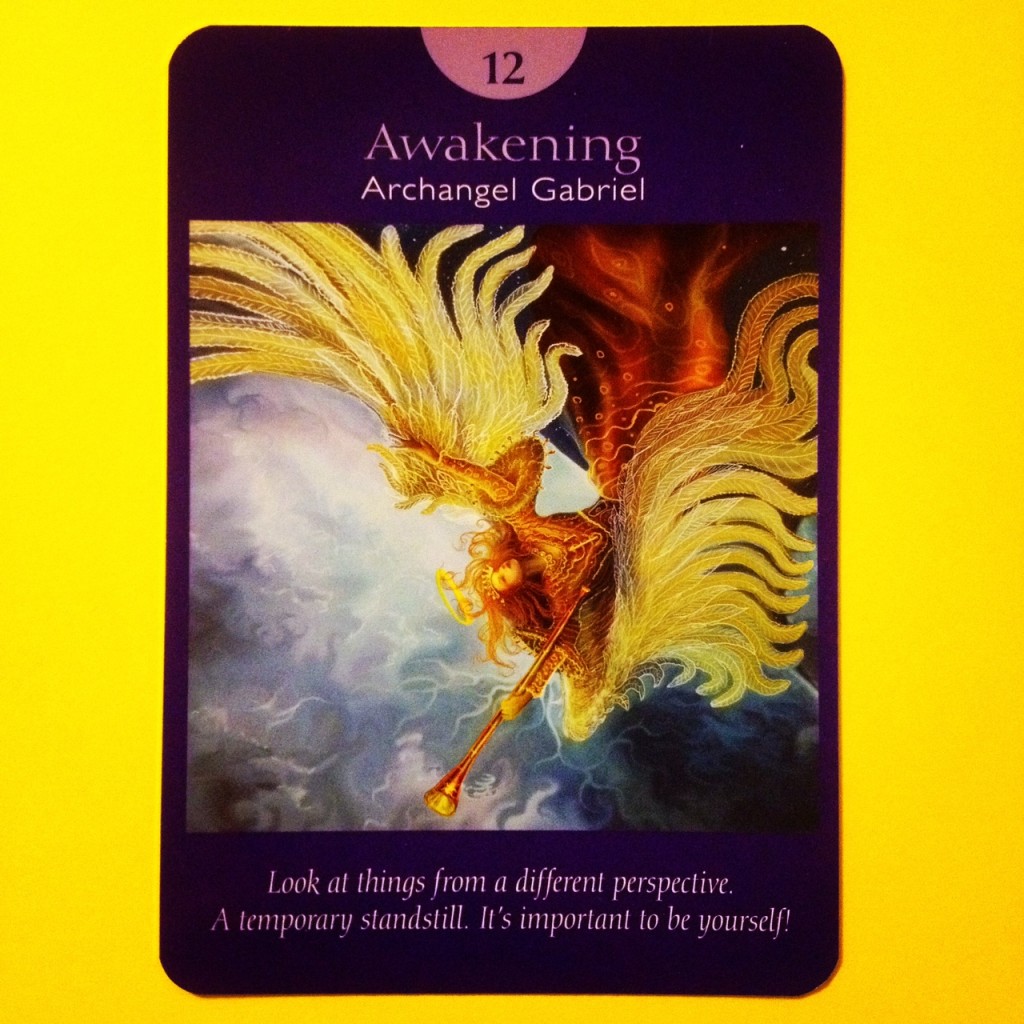 awakening archangel gabirel angel tarot