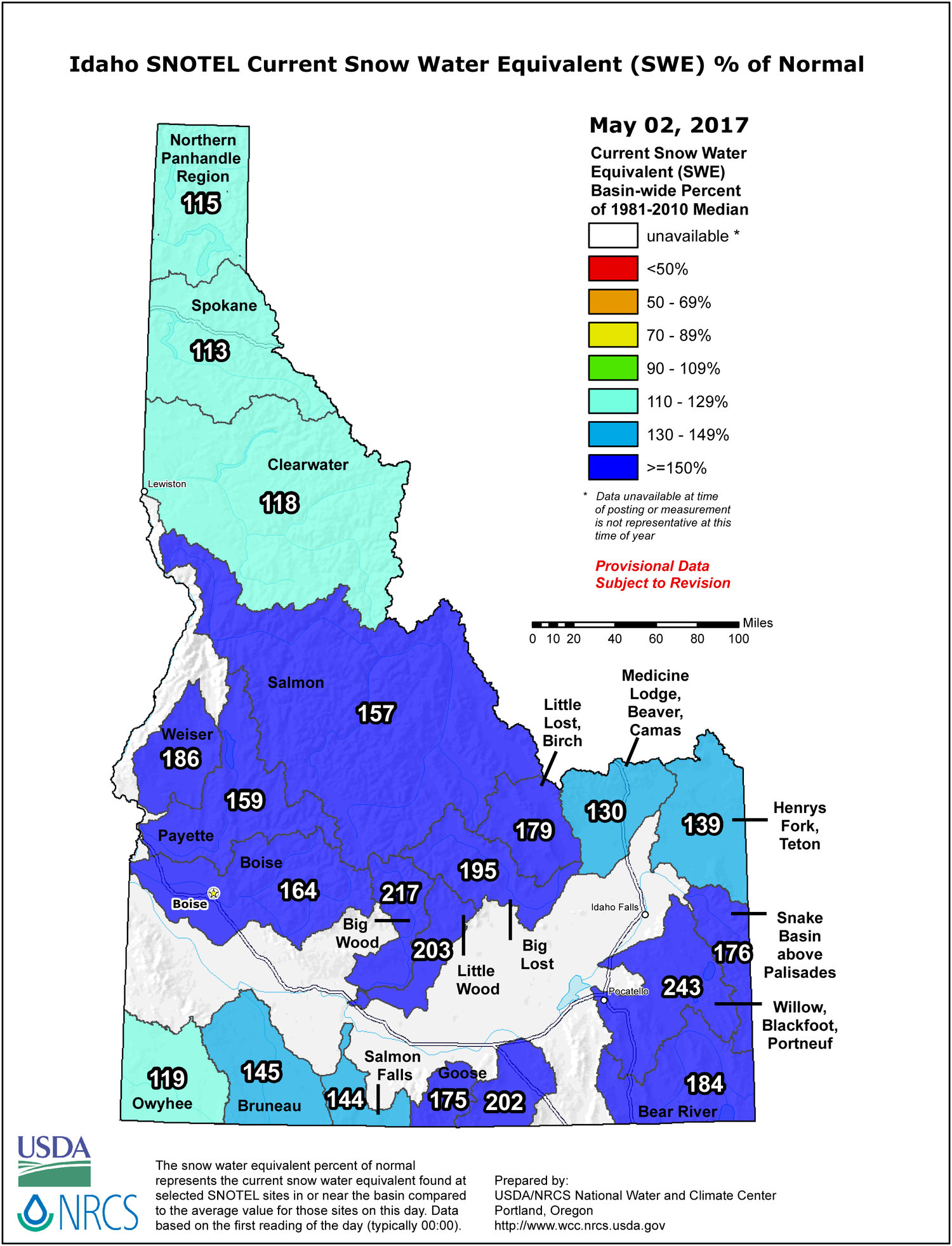 High Elevation Snowpack Mounts Through Month Of April Idaho