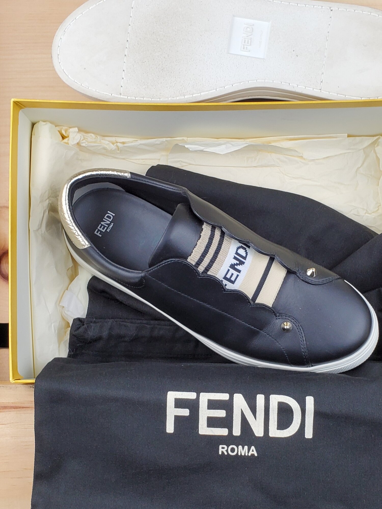 Fendi Sneakers (size w 38.5) — City Opera Thrift Shop