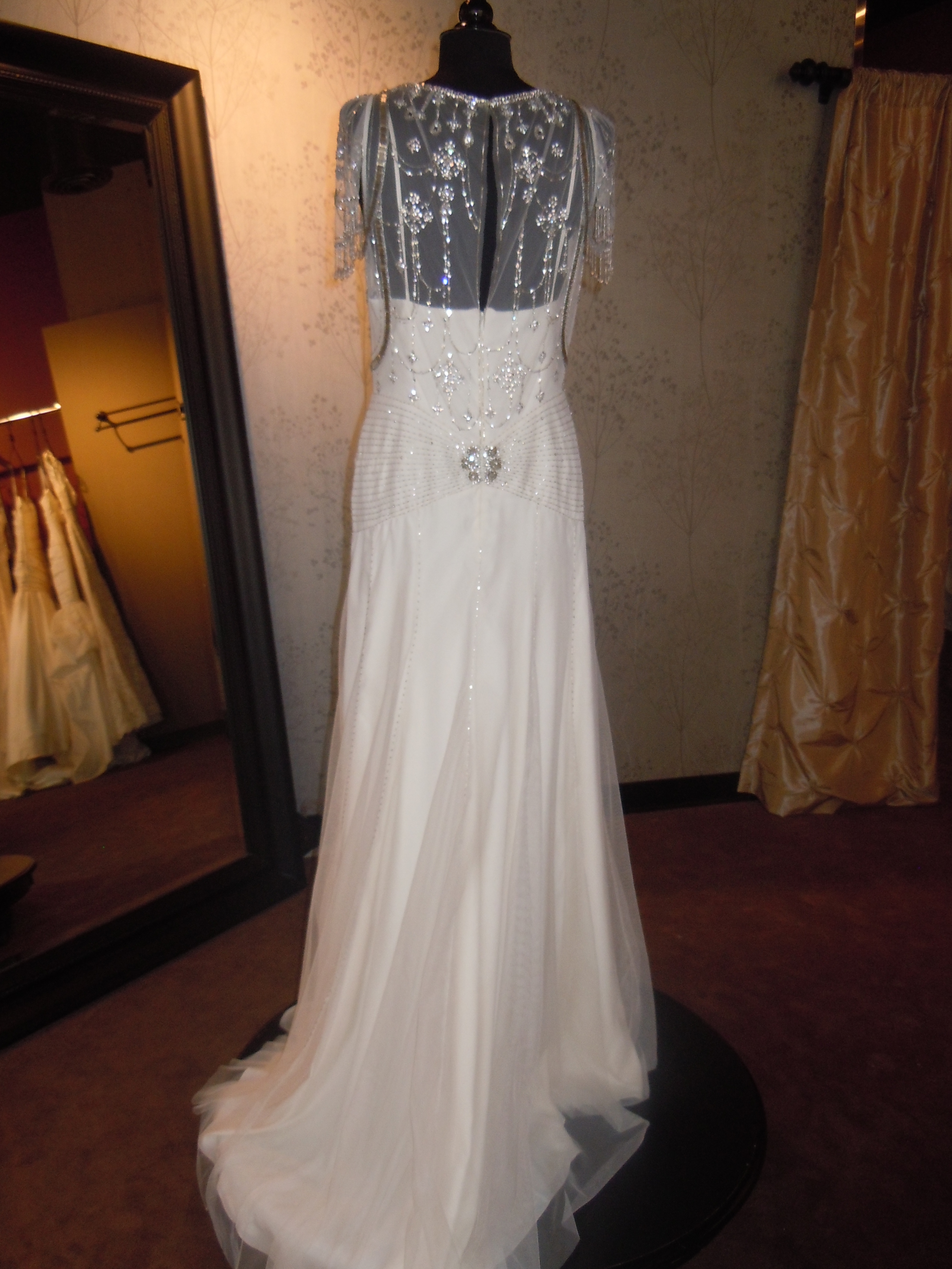 Jenny Packham "Damask" bridal gown back