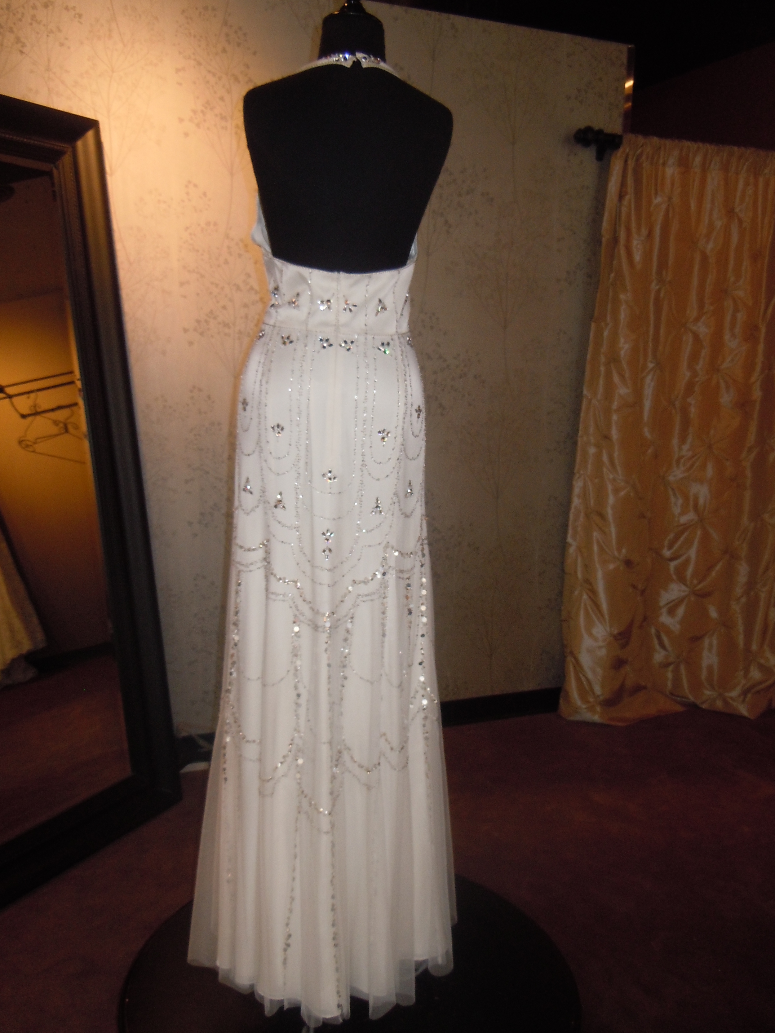 Jenny Packham "Luna" wedding dress - back