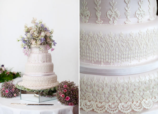 Claire Pettibone Kristene wedding cake