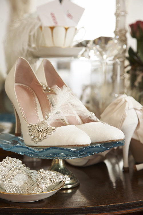 Emmy London shoes Little White Dress Bridal Shop Wedding Denver Colorado