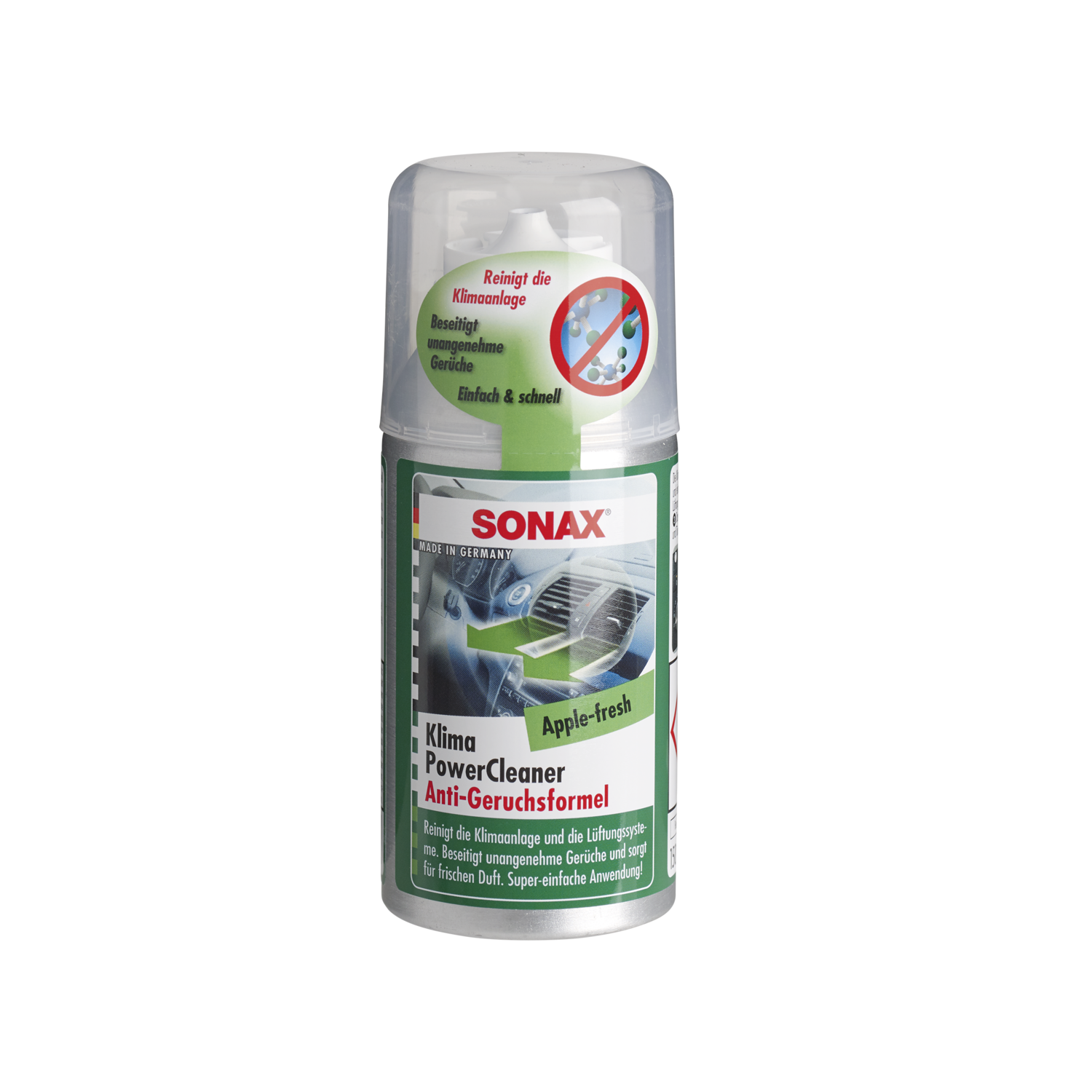 SONAX KlimaPowerCleaner Apple-Fresh Air conditioner cleaner