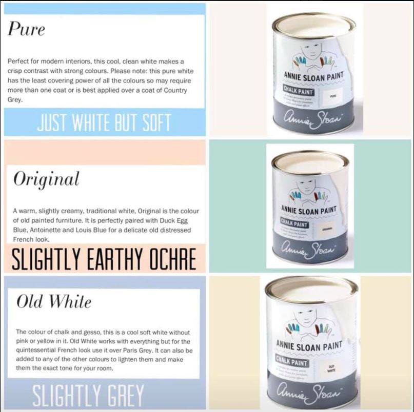 annie sloan old white paint