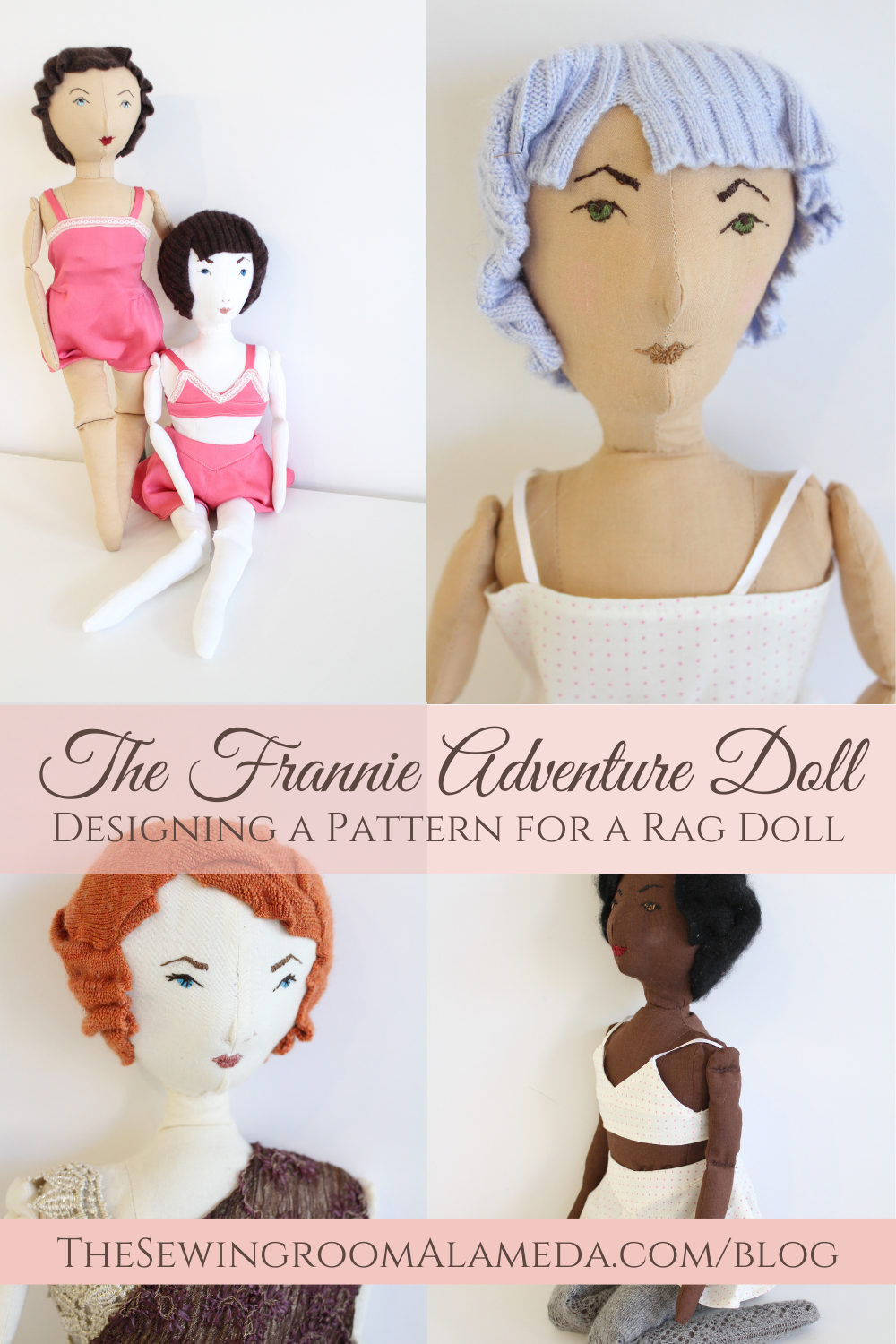 The Sewing Room Vintage Style Sewing and Fashion Blog - The Frannie  Adventure Doll - Designing a Rag Doll