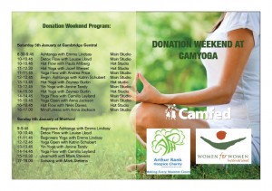 Donation Weekend Program