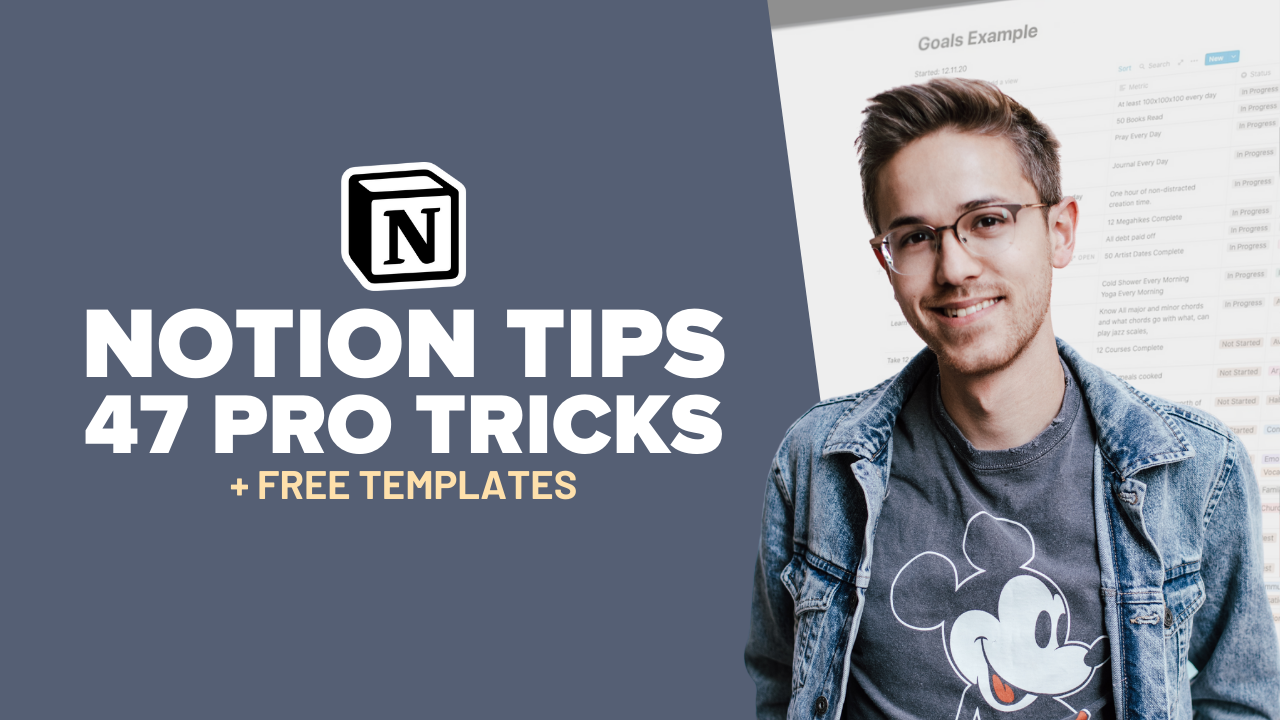 47 Spectacular Notion Tips for Productivity - Curious Refuge