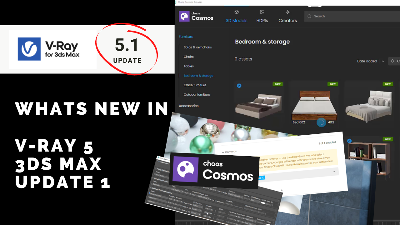 V-Ray 5.1 Update Video | CHAOS COSMO + all the updates you need to know about.
