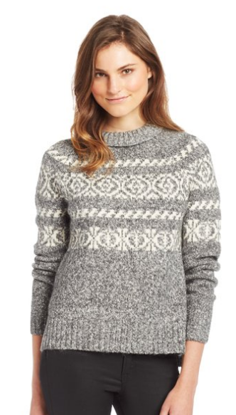 French Connection intarsia sweater- $49 (was $148)