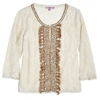 Embroidered lace jacket- $55 (was $295)