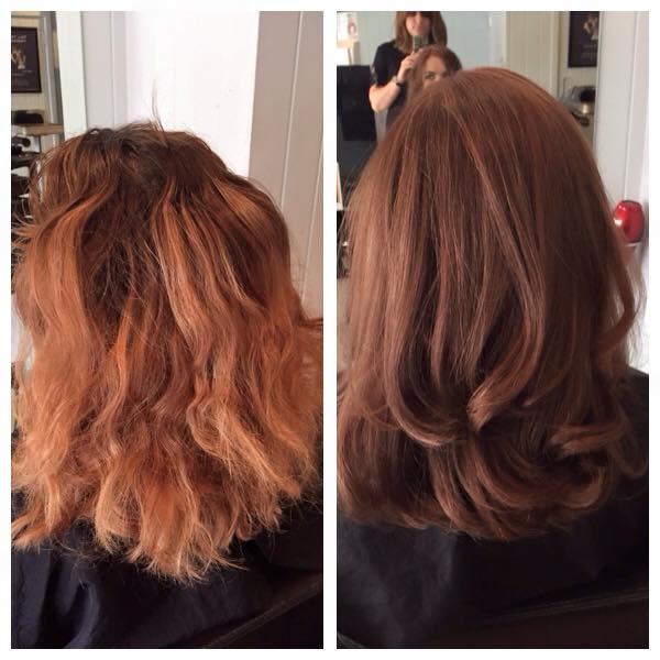 Before and after! Dry and damaged from holiday! Complete cut and colour  refresh done by our senior stylist Rachel — The Hair Lounge Hair Salon  Hornchurch