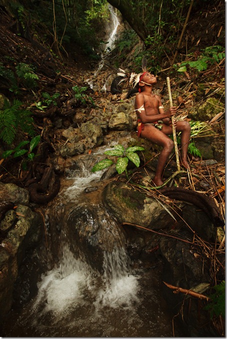 Traditional-boy-near-waterfall-South-West-Bay-Malekula