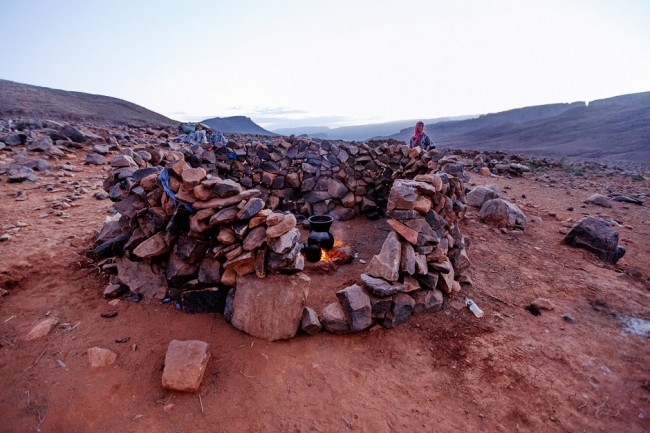 Nomad kitchen of rocks