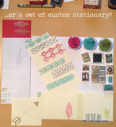Home Made Stamps/stationary