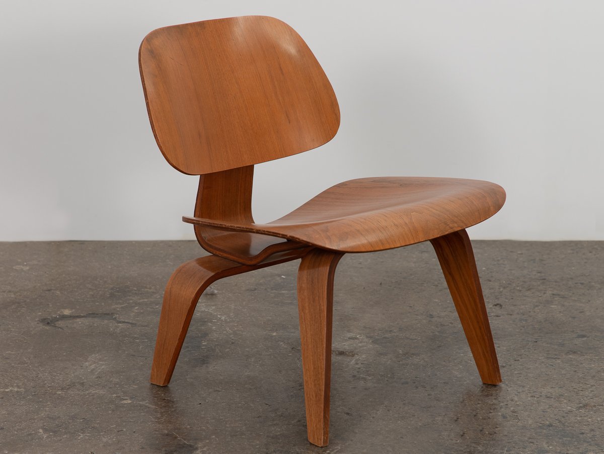 Eames for Herman Miller Walnut LCW Chair — OAM