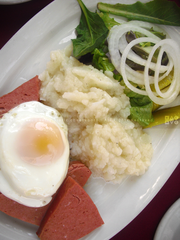 Leberkäse with Potato Salad & Egg