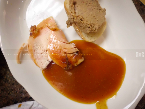 Roast Turkey with Gravy, Chopped Liver