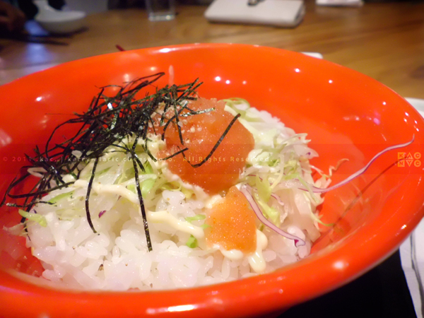Mentaiko (Spicy Cod Roe) over Rice