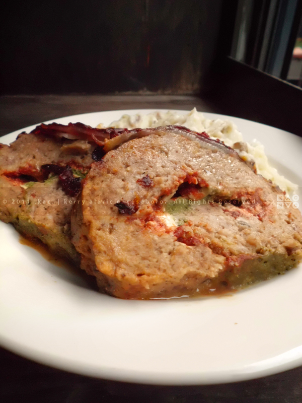Stuffed Italian Meatloaf