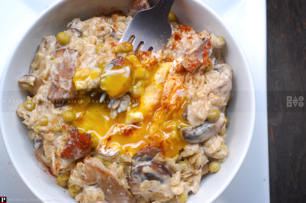 Savory Oatmeal with Mixed Mushrooms