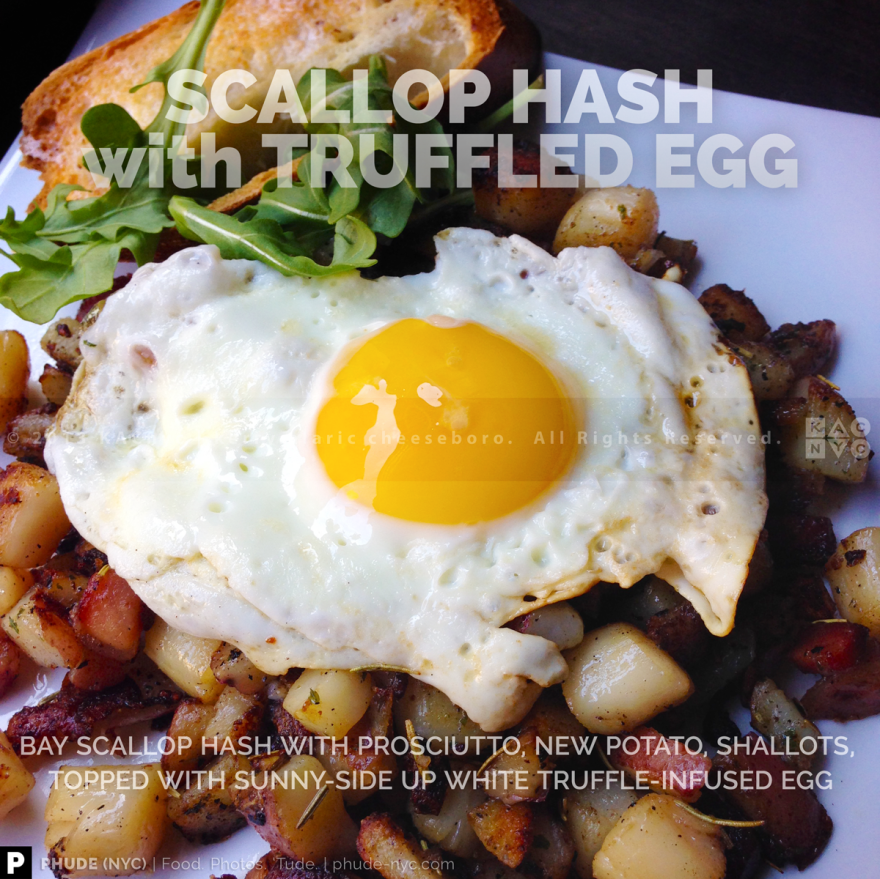Scallop Hash with Truffle-Infused