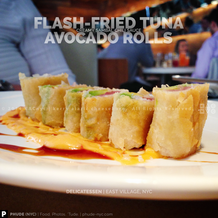Flash-Fried Tuna Avocado Roll