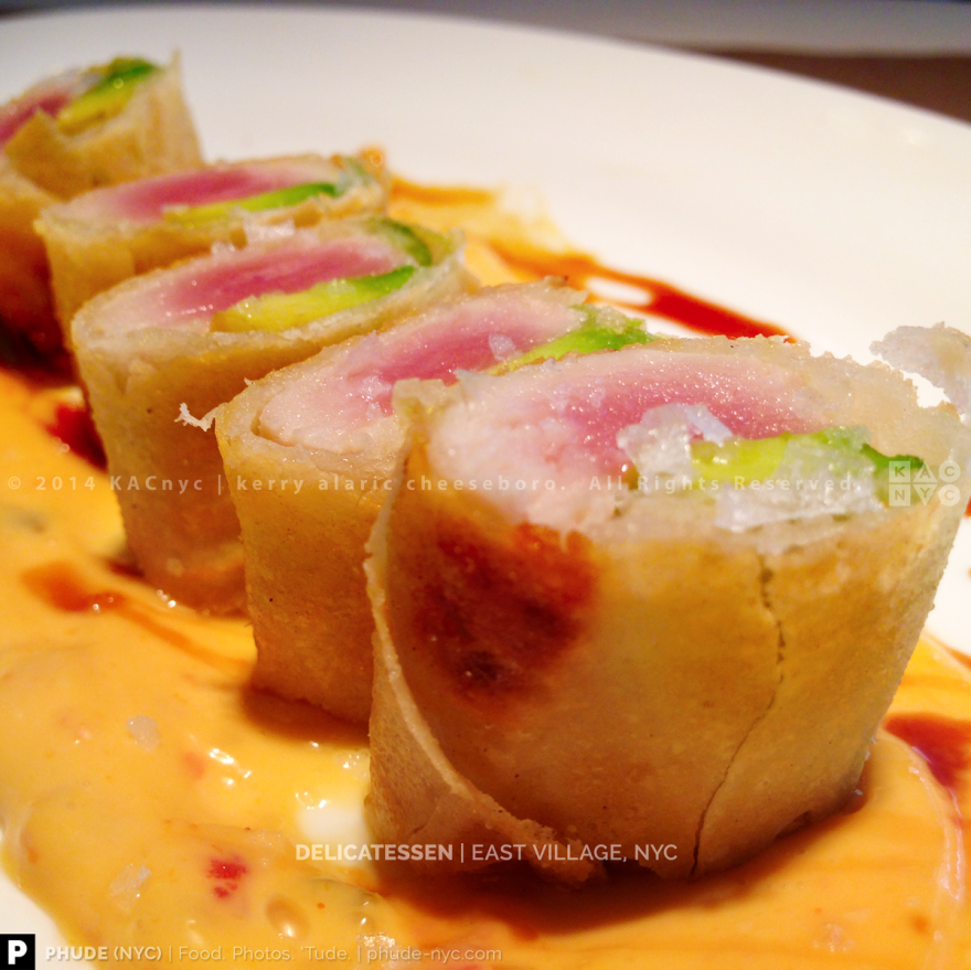 Flash-Fried Tuna Avocado Roll