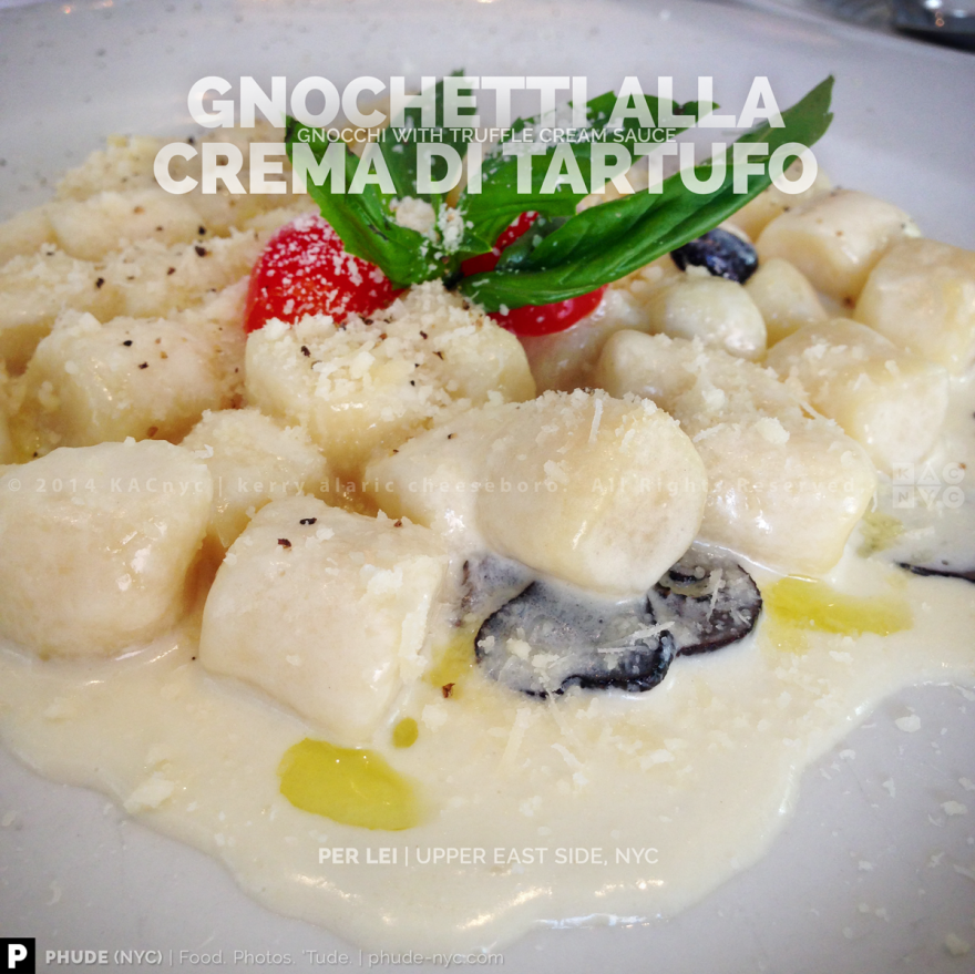Gnocchi with Truffle Cream Sauce