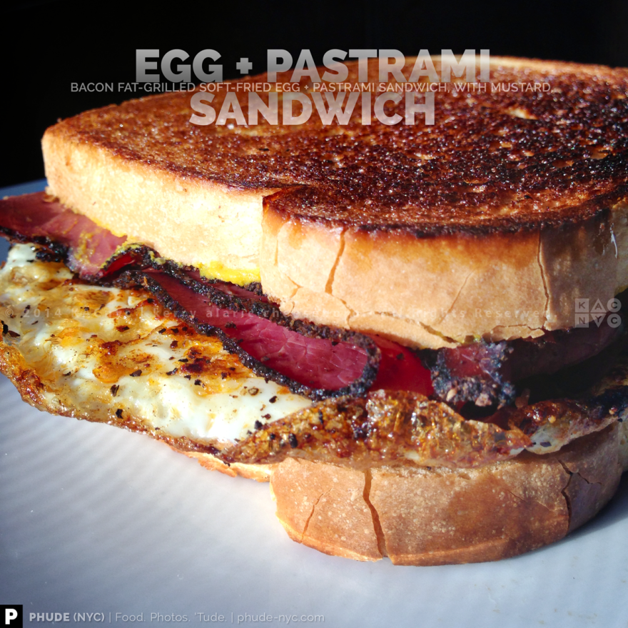 Egg + Pastrami Sandwich
