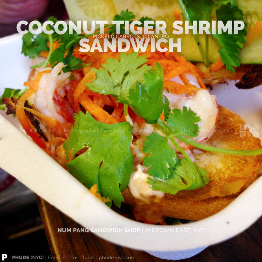 Coconut Tiger Shrimp Sandwich