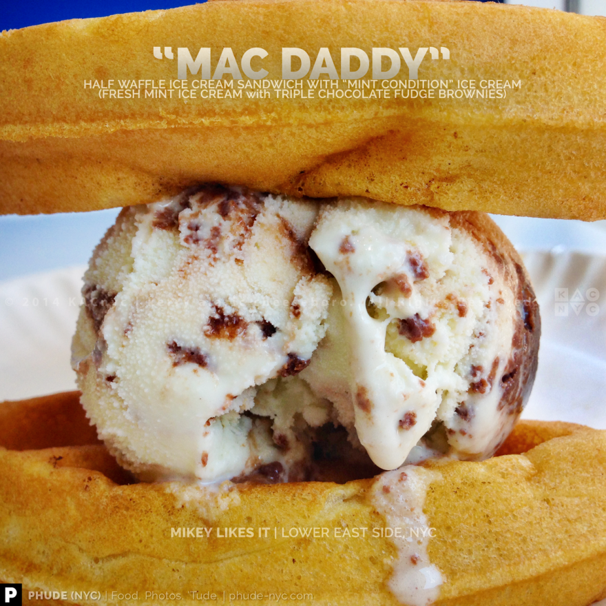 Mac Daddy Waffle Ice Cream Sandwich
