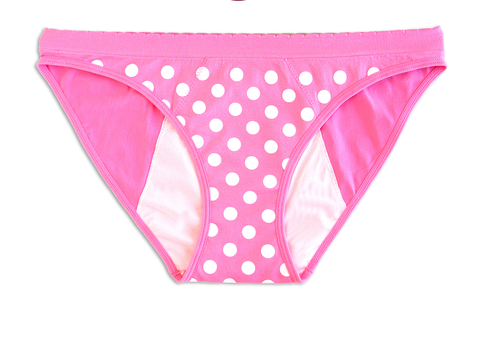 StainFree Panties - Polka Dot Bikini — Reusable Cloth Home Goods