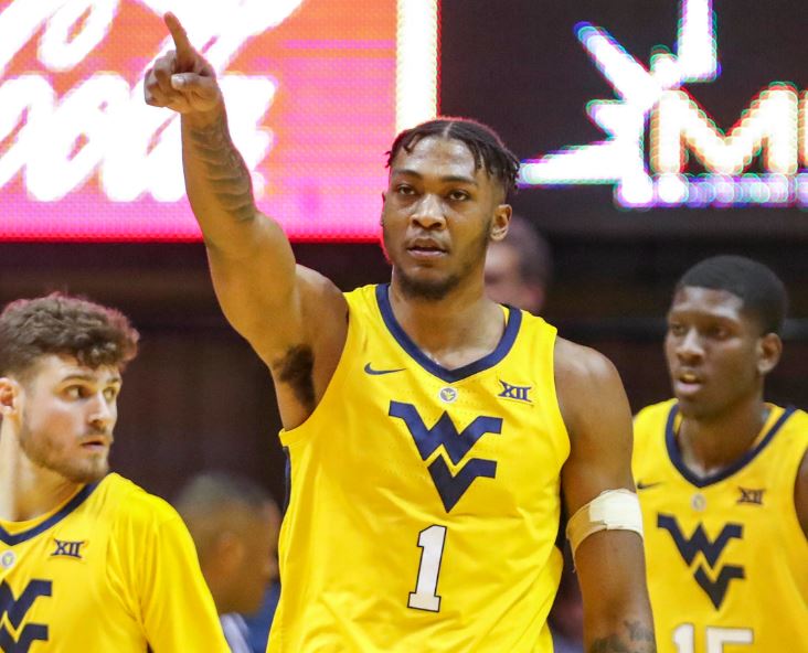 Brandon Knapper West Virginia Basketball Jersey - Yellow