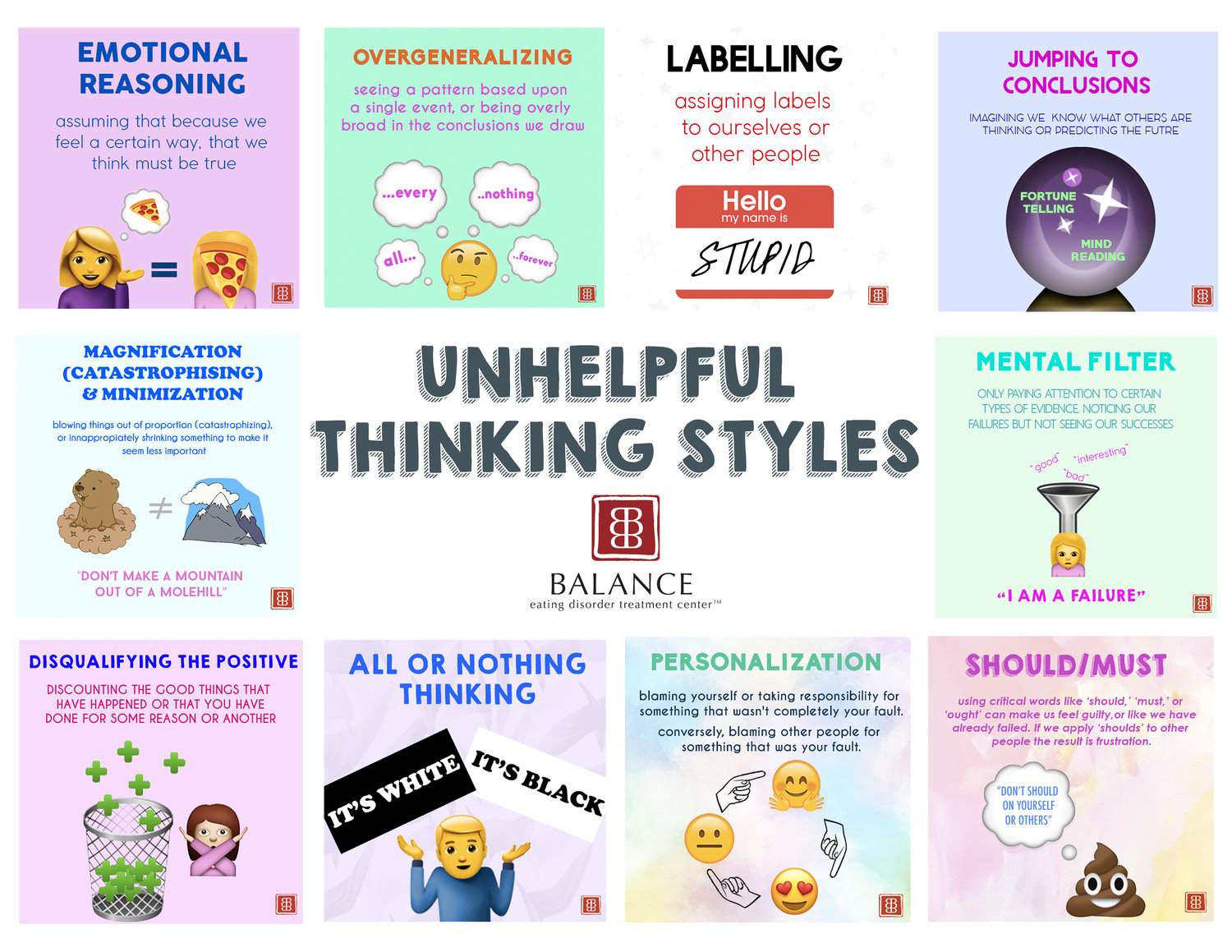 cbt-with-emojis-10-most-common-unhelpful-thinking-styles-balance