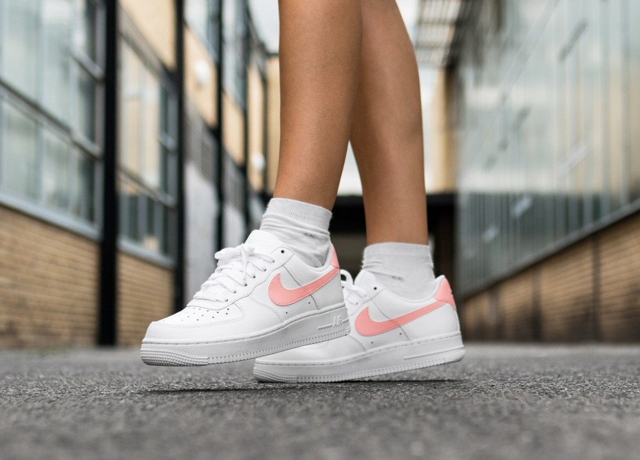 nike air force 1 white oracle pink