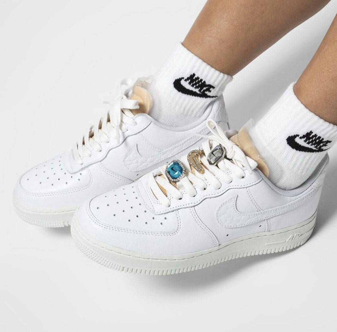 blinged out air force ones