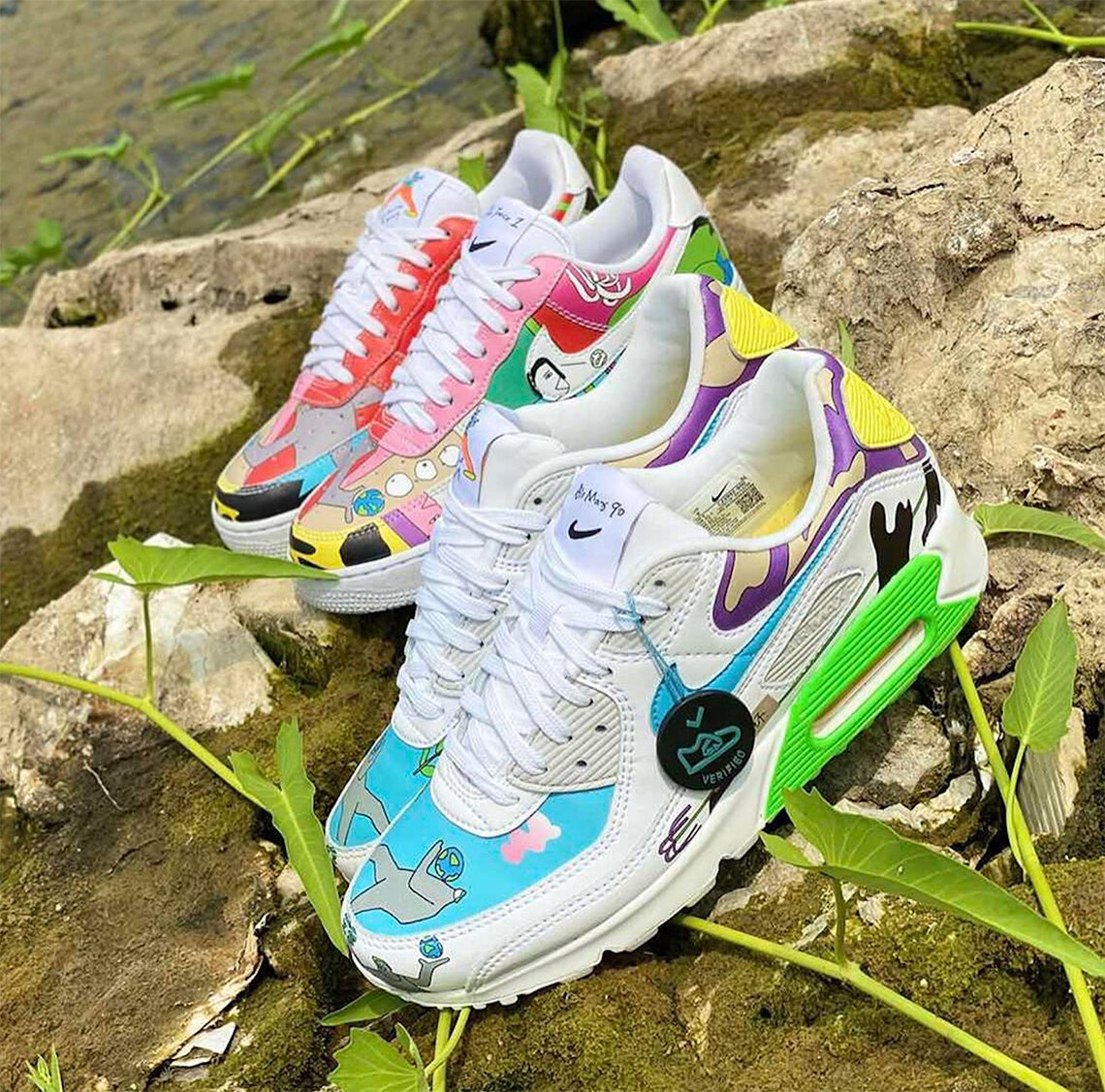 nike flyleather air max 90