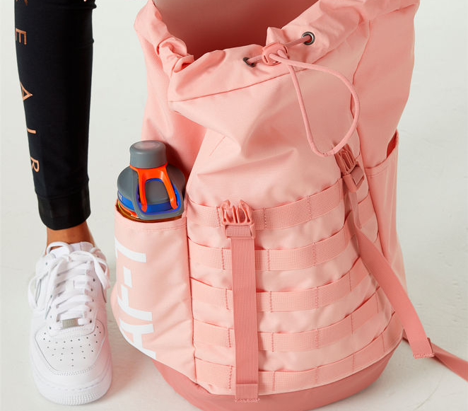 coral nike backpack