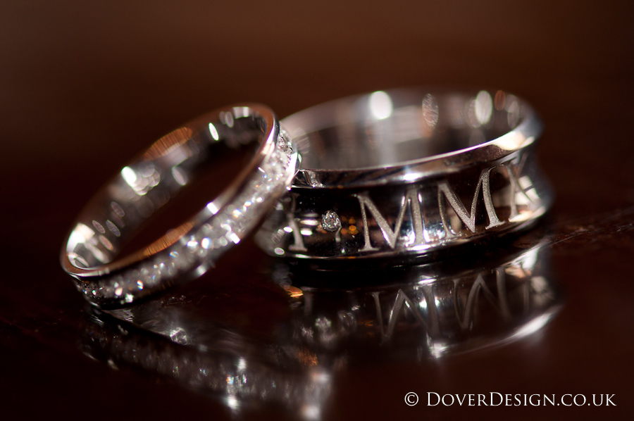 Wedding rings - Howfield Manor Wedding Photography