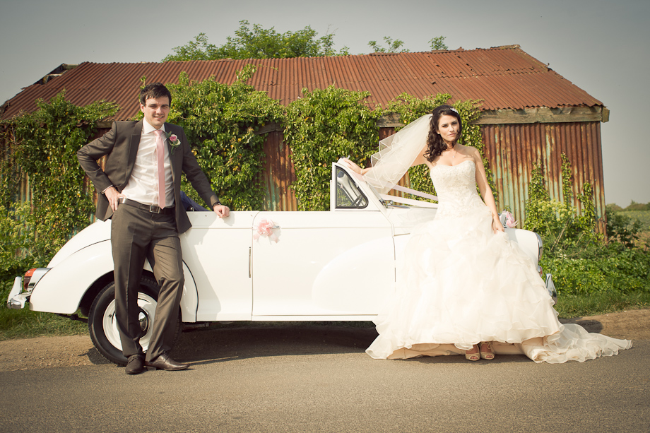 Morris Minor Wedding car