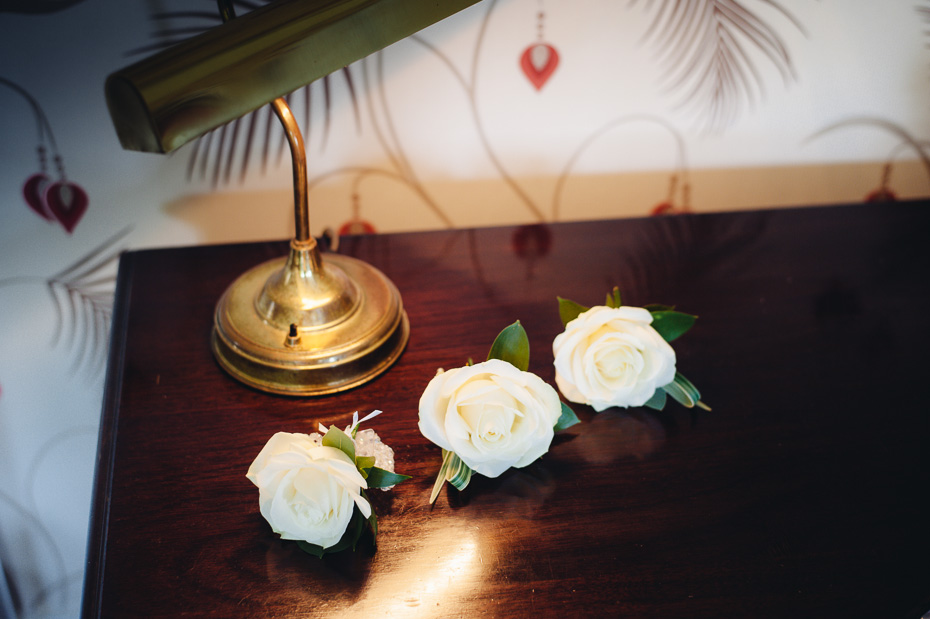 Wedding Buttonholes - Eastwell Manor Wedding Photography